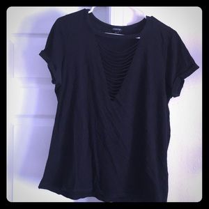 Torrid Black shirt size 00; good condition;